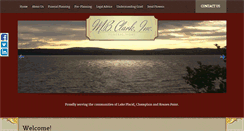 Desktop Screenshot of mbclarkfuneralhome.com